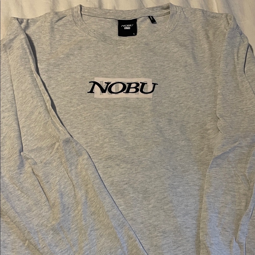 Kith x Nobu Gray Long Sleeve Men's Shirt